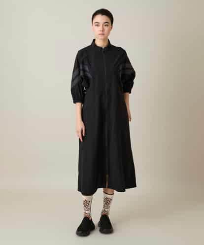 RSEFF11640 TRUNK HIROKO KOSHINO 【WEB/京王百貨店新宿店限定】配色ラインフロントジップワンピース