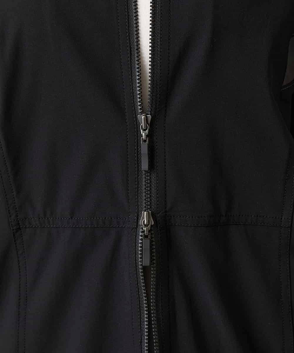 RSEFF11640 TRUNK HIROKO KOSHINO(ヒロココシノ) 【WEB/京王百貨店新宿店限定】配色ラインフロントジップワンピース ブラック