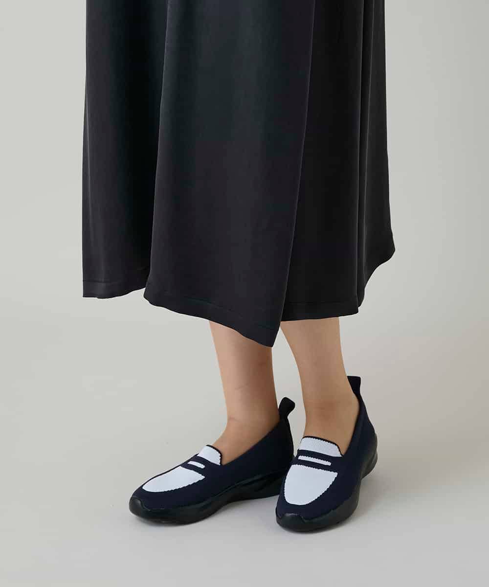 RSEGD10590 TRUNK HIROKO KOSHINO(ヒロココシノ) 異素材ドッキングシャツワンピース ダークグレー