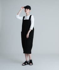 RSEHT12430 TRUNK HIROKO KOSHINO(ヒロココシノ) 【洗濯機で洗える】プリーツヘムジャンパースカート ベージュ