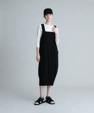 RSEHT12430 TRUNK HIROKO KOSHINO(ヒロココシノ) 【洗濯機で洗える】プリーツヘムジャンパースカート ベージュ