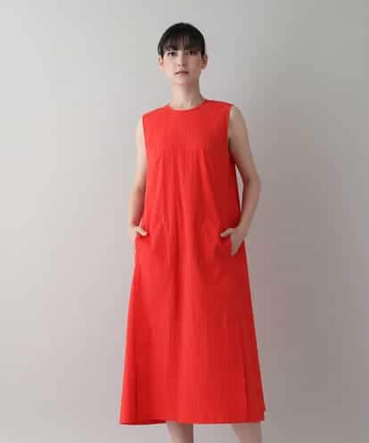RSEIW22490 TRUNK HIROKO KOSHINO バンピーコットンワンピース/洗える