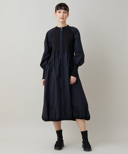 RSELB02660 TRUNK HIROKO KOSHINO ギャザーデザインワンピース/洗える