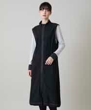 RSELE05630 TRUNK HIROKO KOSHINO(ヒロココシノ) ステッチアクセントジャンパーワンピース/洗える ブラック