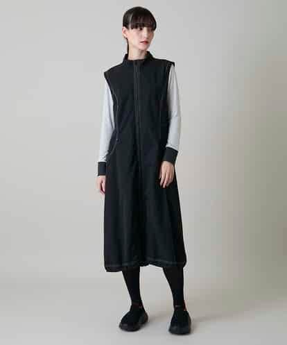 RSELE05630 TRUNK HIROKO KOSHINO ステッチアクセントジャンパーワンピース/洗える