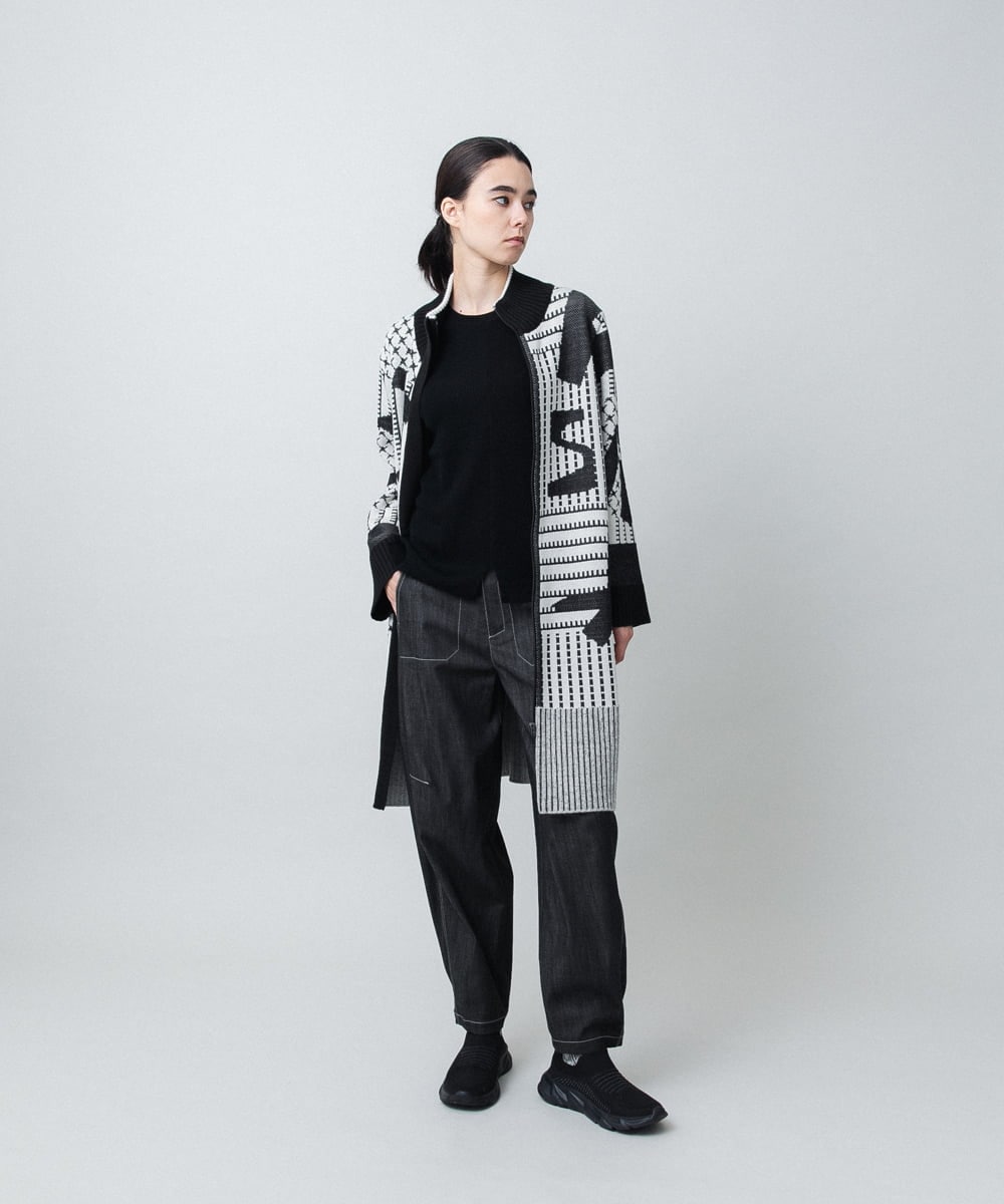 RSFAD12390 TRUNK HIROKO KOSHINO(ヒロココシノ) ウールニットプルオーバー レッド