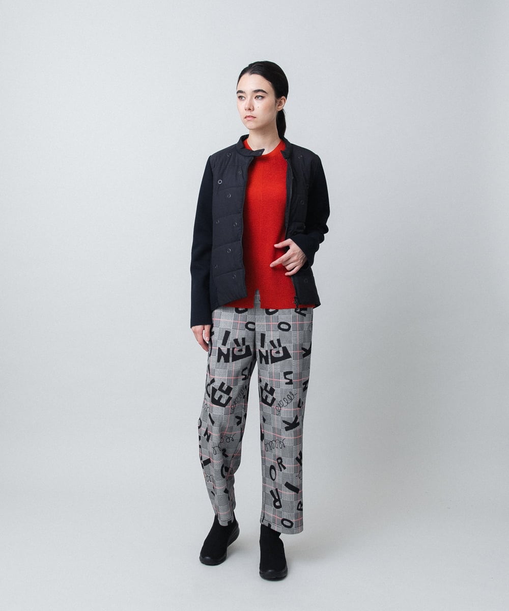 RSFAD12390 TRUNK HIROKO KOSHINO(ヒロココシノ) ウールニットプルオーバー レッド