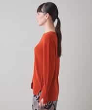 RSFAD12390 TRUNK HIROKO KOSHINO(ヒロココシノ) ウールニットプルオーバー レッド