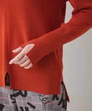 RSFAD12390 TRUNK HIROKO KOSHINO(ヒロココシノ) ウールニットプルオーバー レッド