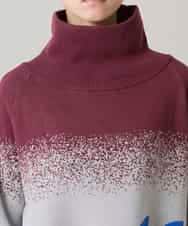 RSFAE04490 TRUNK HIROKO KOSHINO(ヒロココシノ) グラデーションジャカードニットチュニック/洗える ネイビー