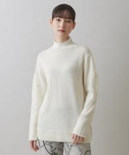 RSFCA03390 TRUNK HIROKO KOSHINO(ヒロココシノ) フリンジニットプルオーバー オフホワイト