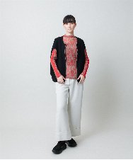 RSFCD08460 TRUNK HIROKO KOSHINO(ヒロココシノ) 【先行予約】ミラノリブデザインニットベスト/洗える ブラック