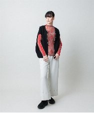 RSFCD08460 TRUNK HIROKO KOSHINO(ヒロココシノ) 【先行予約】ミラノリブデザインニットベスト/洗える ブラック