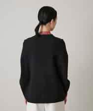 RSFCD08460 TRUNK HIROKO KOSHINO(ヒロココシノ) 【先行予約】ミラノリブデザインニットベスト/洗える ブラック