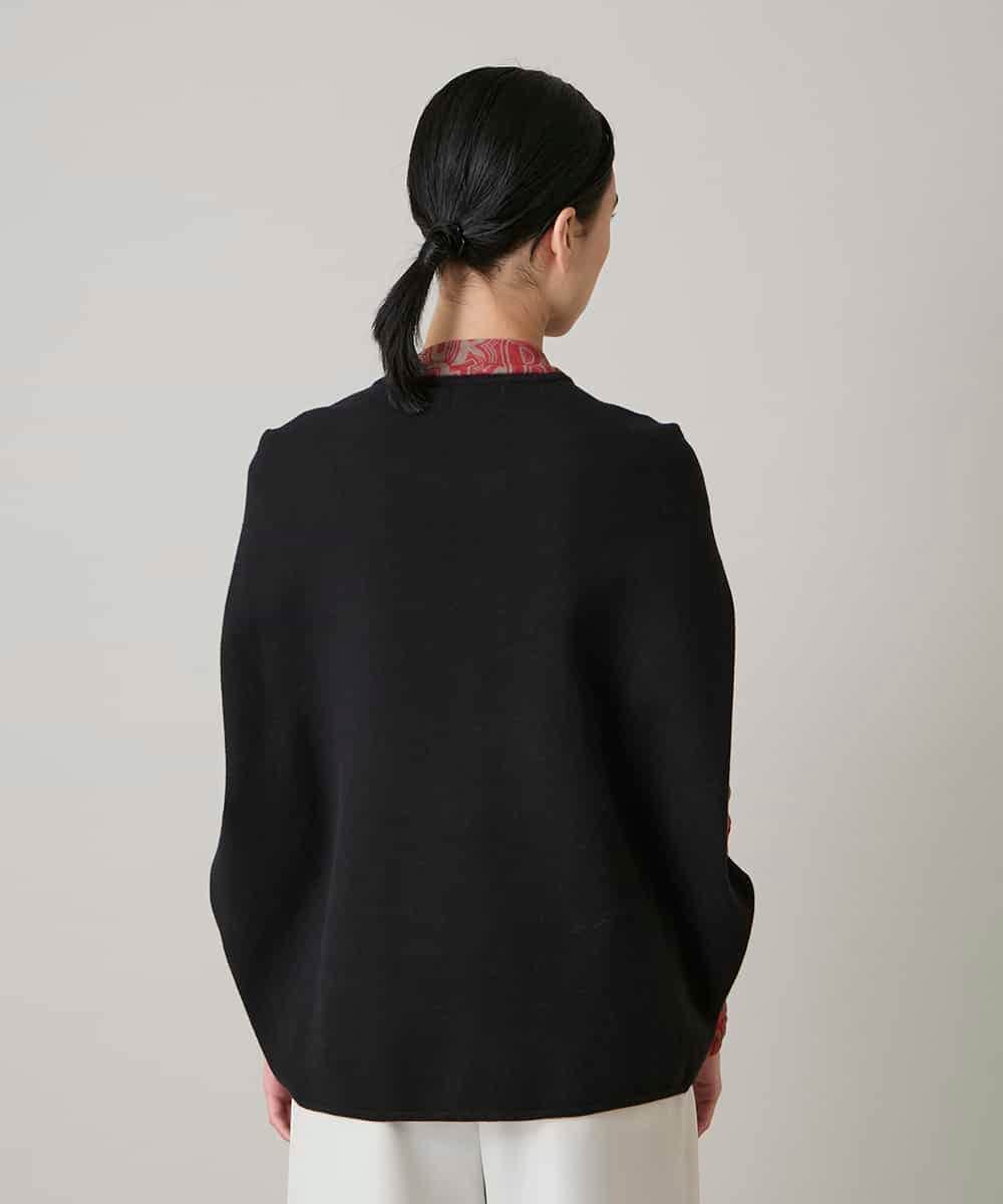 RSFCD08460 TRUNK HIROKO KOSHINO(ヒロココシノ) 【先行予約】ミラノリブデザインニットベスト/洗える ブラック