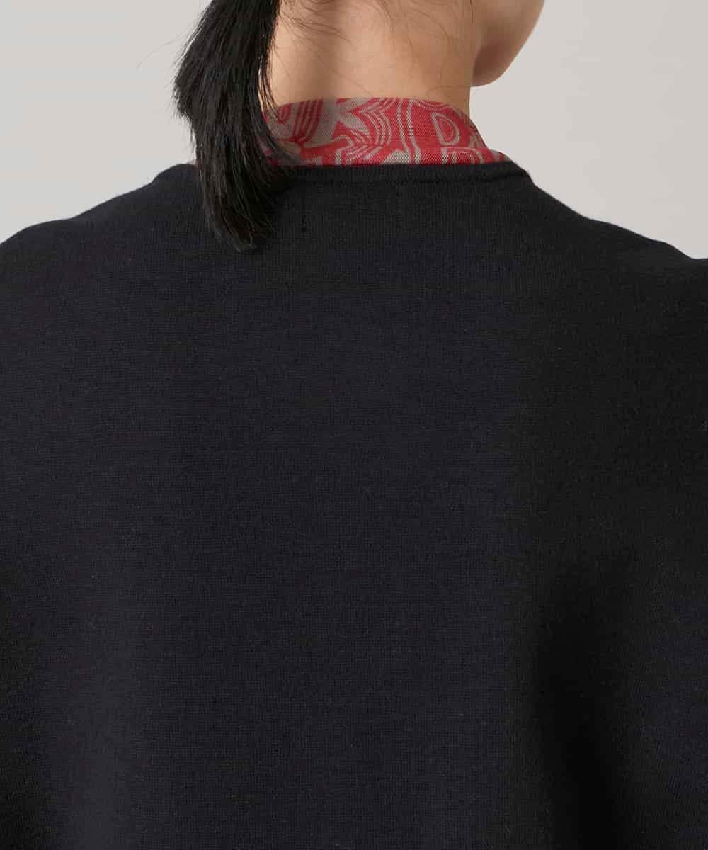 RSFCD08460 TRUNK HIROKO KOSHINO(ヒロココシノ) 【先行予約】ミラノリブデザインニットベスト/洗える ブラック