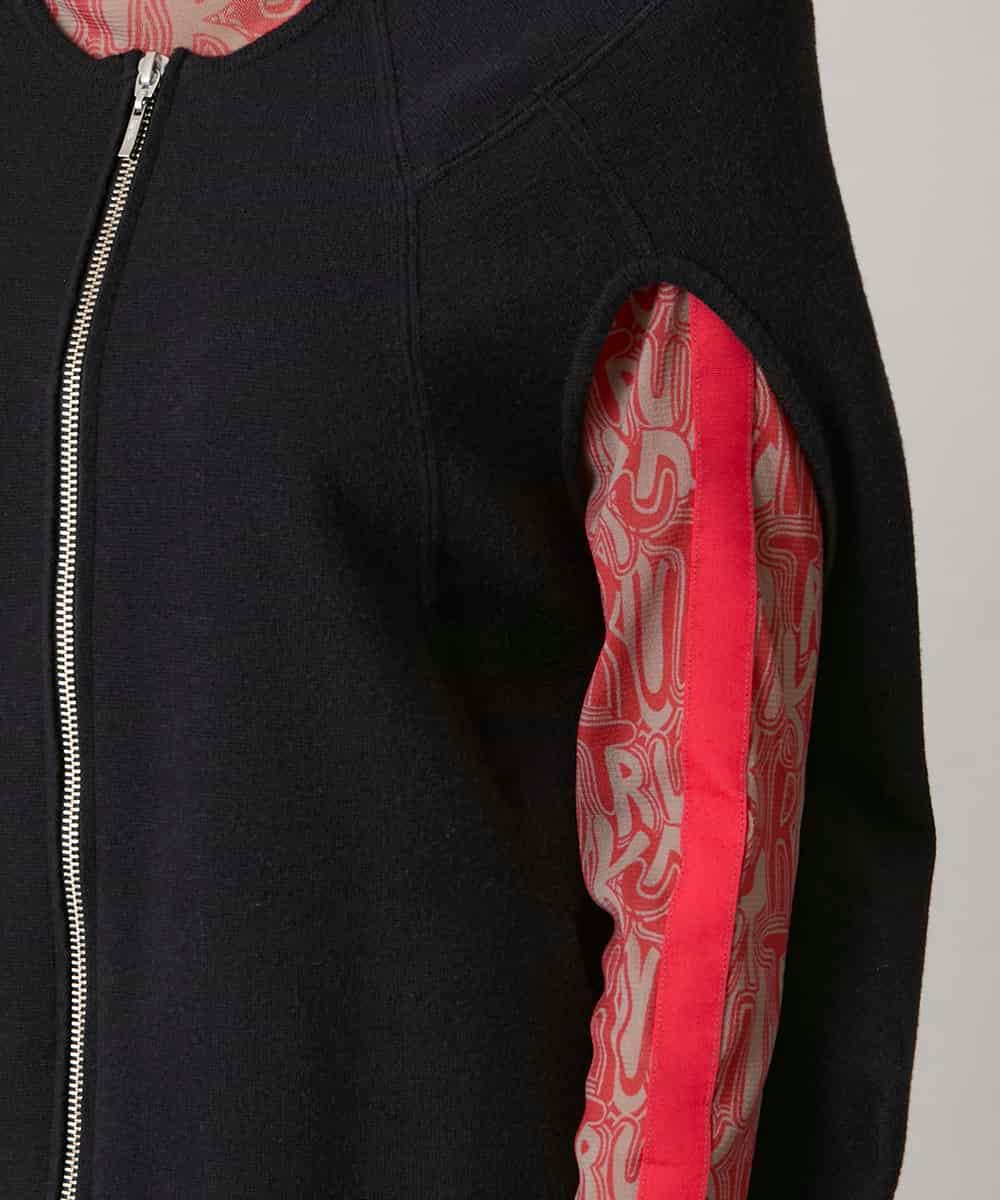 RSFCD08460 TRUNK HIROKO KOSHINO(ヒロココシノ) 【先行予約】ミラノリブデザインニットベスト/洗える ブラック