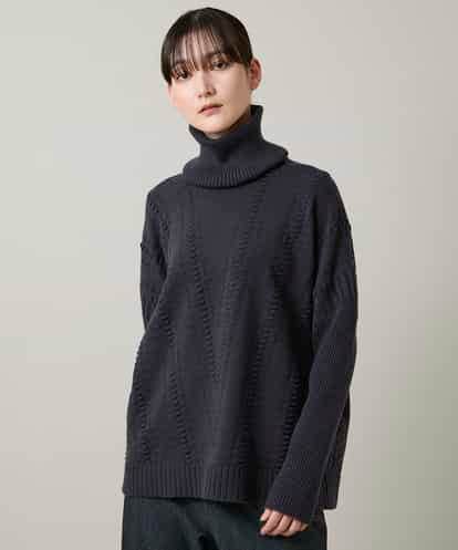 RSFCD11460 TRUNK HIROKO KOSHINO ジャカードニットデザインプルオーバー /洗える