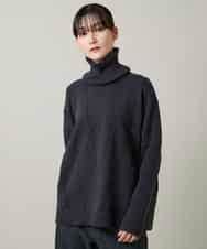 RSFCD11460 TRUNK HIROKO KOSHINO(ヒロココシノ) ジャカードニットデザインプルオーバー /洗える ダークグレー