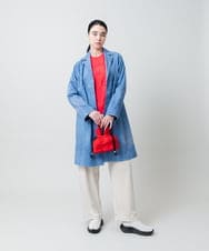 RSFEE21390 TRUNK HIROKO KOSHINO(ヒロココシノ) カノコジャカードデザインニットプルオーバー/日本製 グリーン