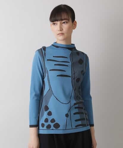 RSFES05300 TRUNK HIROKO KOSHINO 【日本製】フルーツジャガードニット