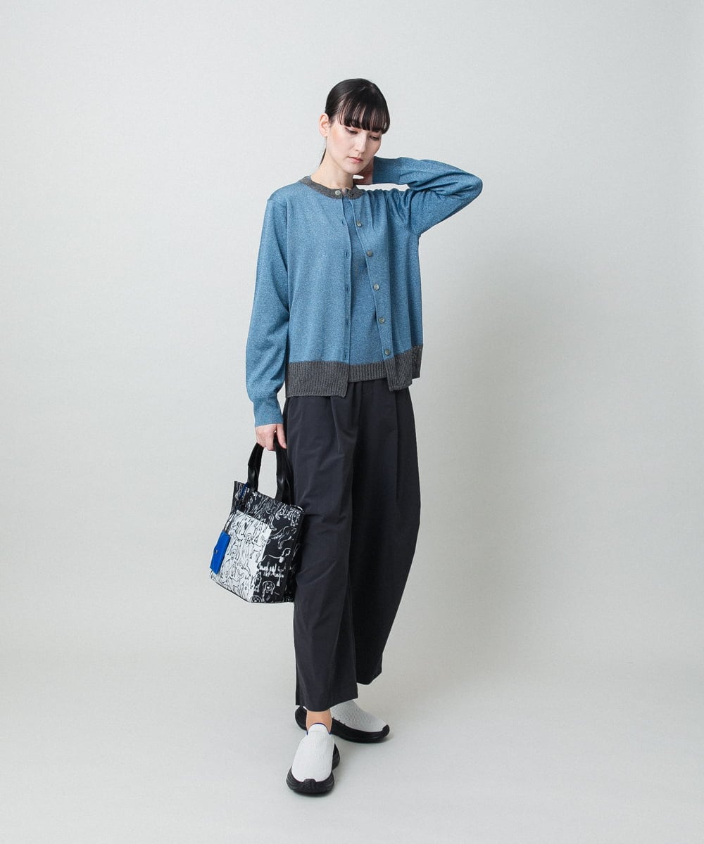 RSFFD08300 TRUNK HIROKO KOSHINO(ヒロココシノ) ソフトラメニットトップス グレージュ