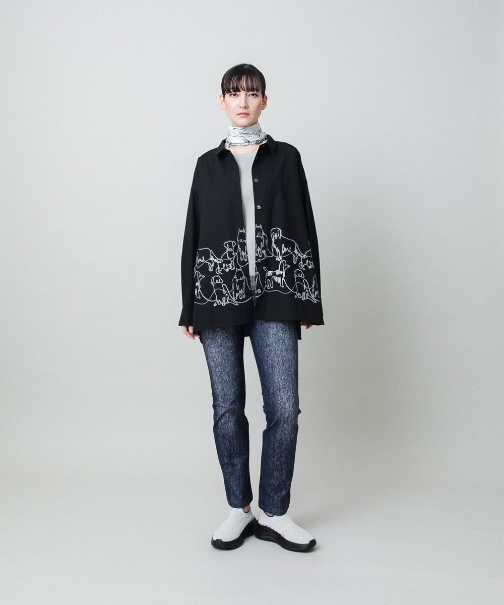 RSFFD08300 TRUNK HIROKO KOSHINO(ヒロココシノ) ソフトラメニットトップス グレージュ