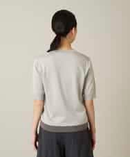 RSFFD08300 TRUNK HIROKO KOSHINO(ヒロココシノ) ソフトラメニットトップス グレージュ