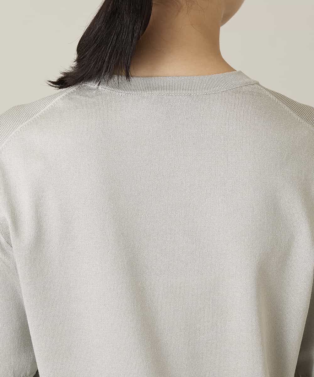 RSFFD08300 TRUNK HIROKO KOSHINO(ヒロココシノ) ソフトラメニットトップス グレージュ