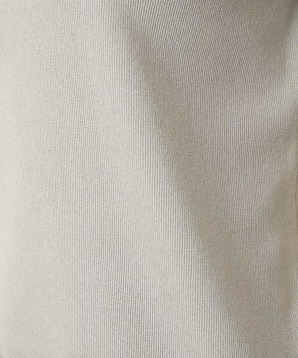 RSFFD08300 TRUNK HIROKO KOSHINO(ヒロココシノ) ソフトラメニットトップス グレージュ