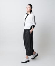 RSFIE14390 TRUNK HIROKO KOSHINO(ヒロココシノ) センターラインサマーニット ブラック