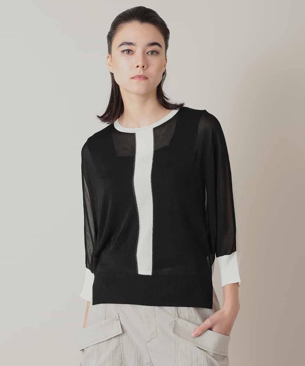 美品　ヒロココシノ　プルミエ　ニットアンサンブル センターラインサマーニット(ニット・セーター) | TRUNK HIROKO