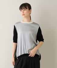 RSFJT01330 TRUNK HIROKO KOSHINO(ヒロココシノ) パイピングニットプルオーバー ブラック