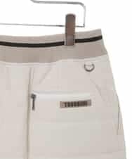 RSHAX73300 TRUNK HIROKO KOSHINO(ヒロココシノ) 【洗える】ウエストリブ中綿デザインスカート オフホワイト