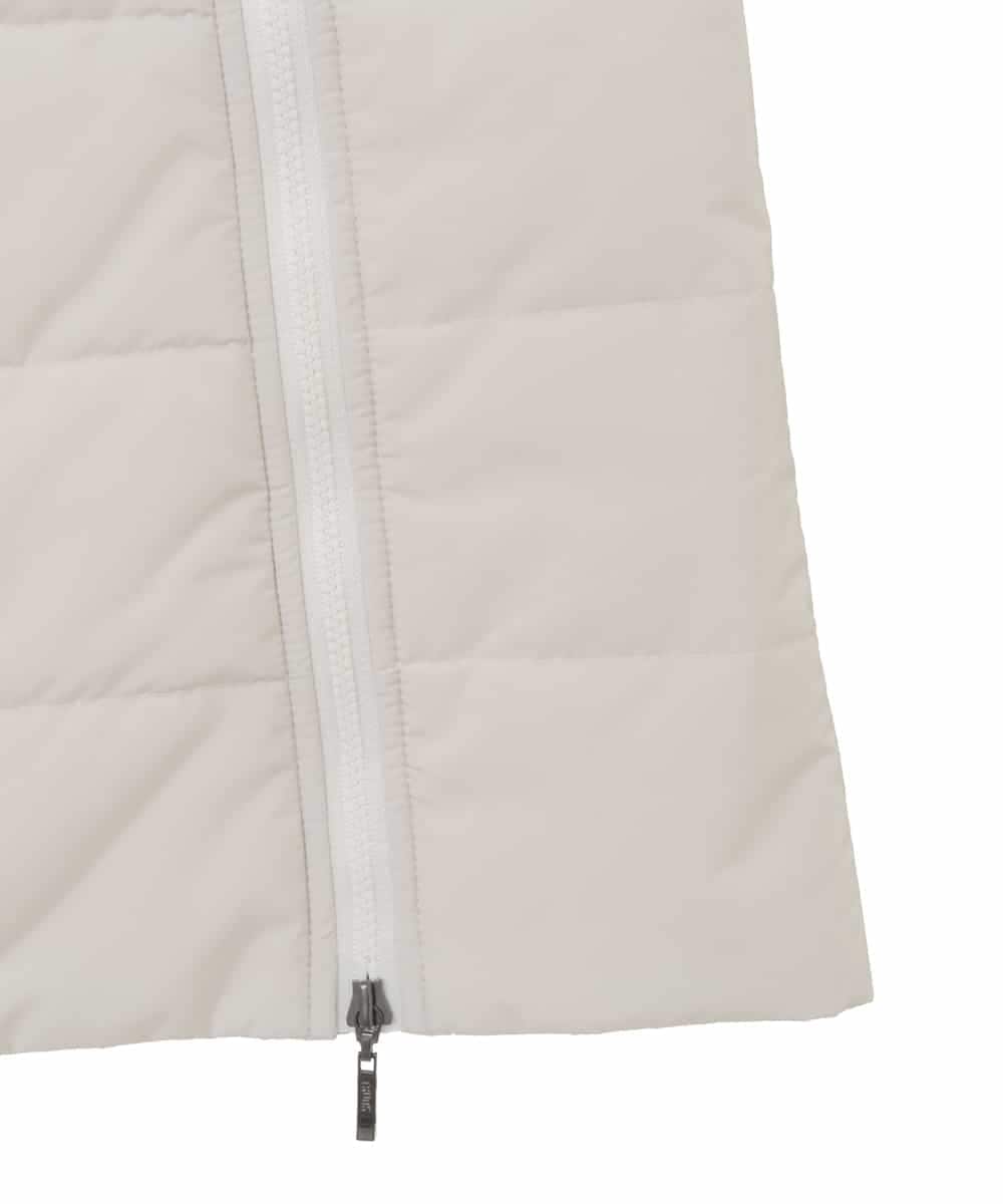 RSHAX73300 TRUNK HIROKO KOSHINO(ヒロココシノ) 【洗える】ウエストリブ中綿デザインスカート オフホワイト