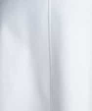 RSHCP43360 TRUNK HIROKO KOSHINO(ヒロココシノ) 【洗濯機で洗える】リブ配色デザインスカート アイボリー
