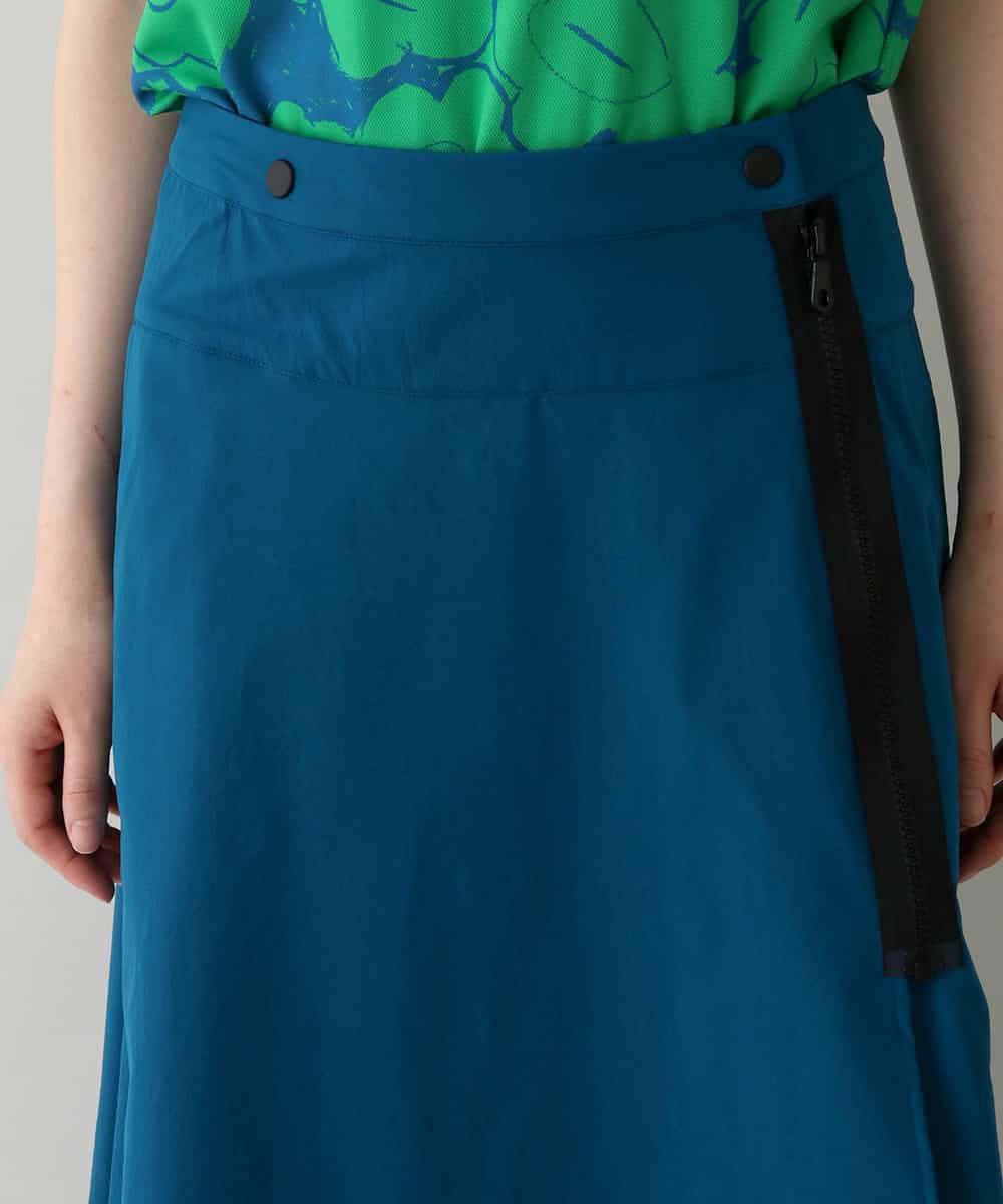洗える】ストレッチタフタラップスカート(ミモレ丈スカート) | TRUNK  