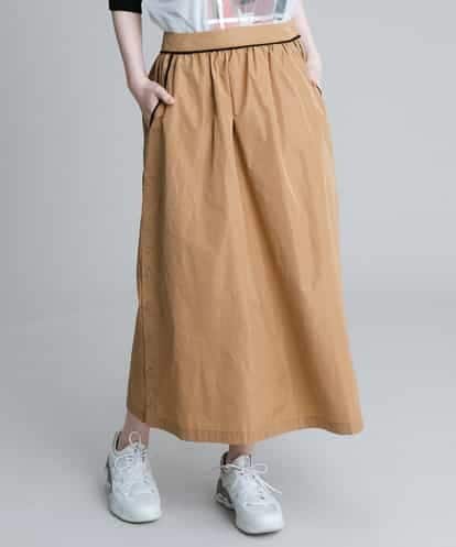 RSHGP03360 TRUNK HIROKO KOSHINO 【洗濯機で洗える】タフタギャザースカート