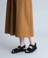 RSHHQ27400 TRUNK HIROKO KOSHINO(ヒロココシノ) 【洗濯機で洗える】ワンショルダージャンパースカート ベージュ