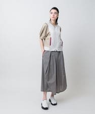 RSHIE05490 TRUNK HIROKO KOSHINO(ヒロココシノ) トリコットストライプスカート/洗える ベージュ