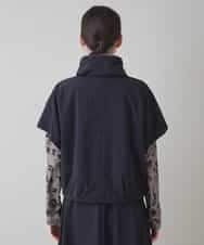 RSJAD01530 TRUNK HIROKO KOSHINO(ヒロココシノ) ナイロンハイテンションジップジャケット/洗える ブラック