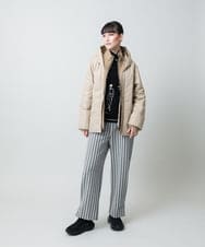 RSJAE02660 TRUNK HIROKO KOSHINO(ヒロココシノ) エコダウンリブジョイントジャケット/洗える ブラック