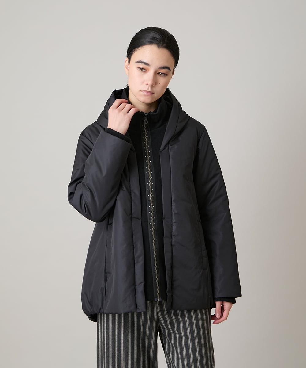 RSJAE02660 TRUNK HIROKO KOSHINO(ヒロココシノ) エコダウンリブジョイントジャケット/洗える ブラック