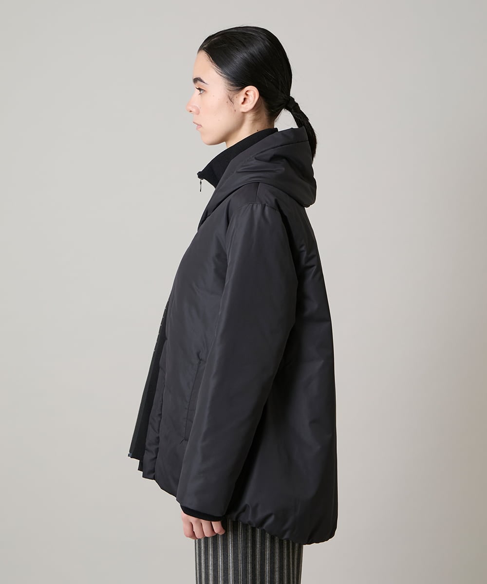 RSJAE02660 TRUNK HIROKO KOSHINO(ヒロココシノ) エコダウンリブジョイントジャケット/洗える ブラック