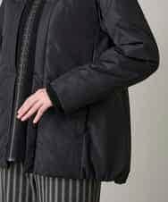 RSJAE02660 TRUNK HIROKO KOSHINO(ヒロココシノ) エコダウンリブジョイントジャケット/洗える ブラック