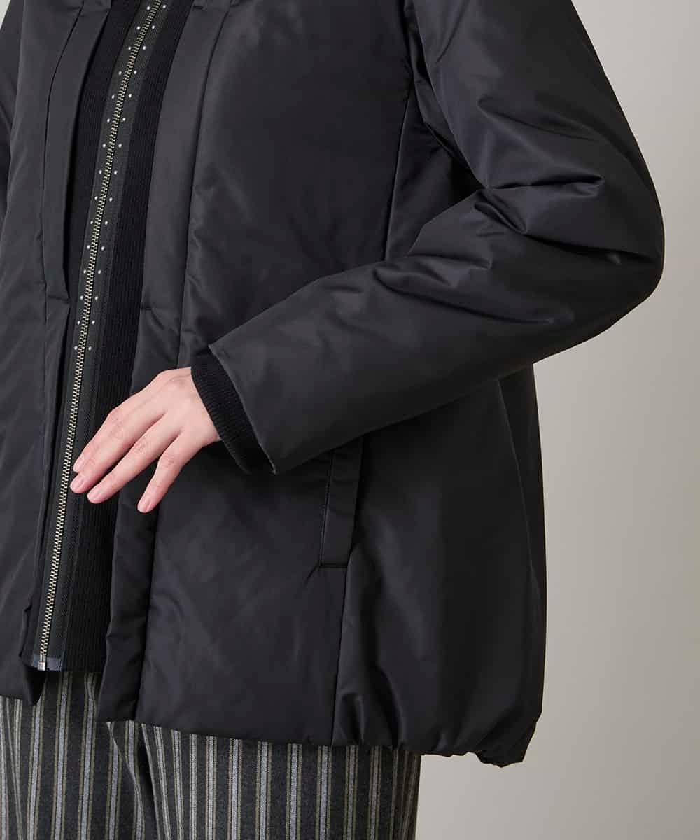 RSJAE02660 TRUNK HIROKO KOSHINO(ヒロココシノ) エコダウンリブジョイントジャケット/洗える ブラック