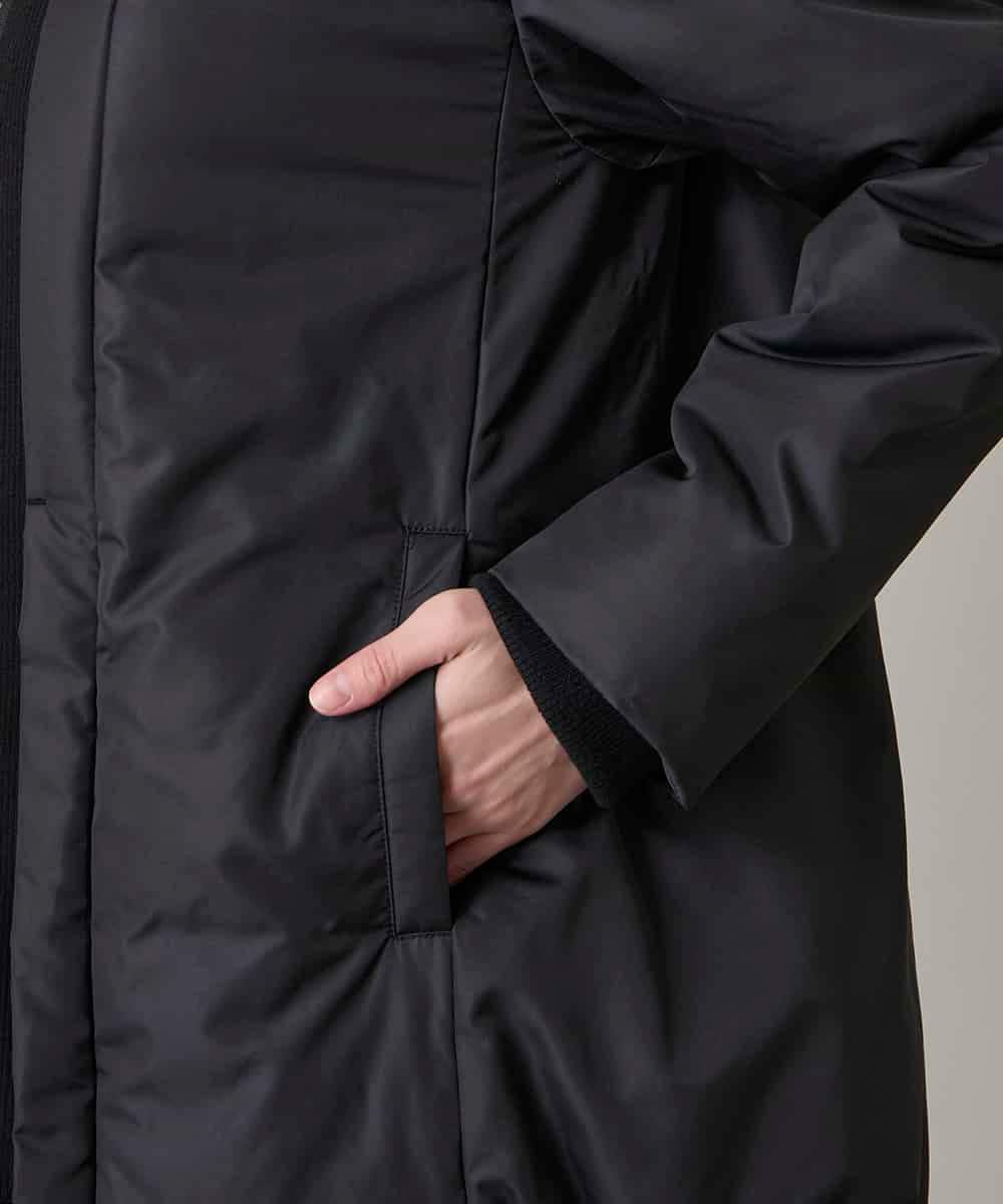 RSJAE02660 TRUNK HIROKO KOSHINO(ヒロココシノ) エコダウンリブジョイントジャケット/洗える ブラック