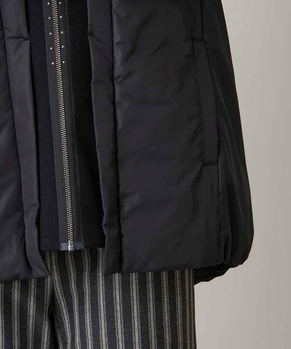 RSJAE02660 TRUNK HIROKO KOSHINO(ヒロココシノ) エコダウンリブジョイントジャケット/洗える ブラック