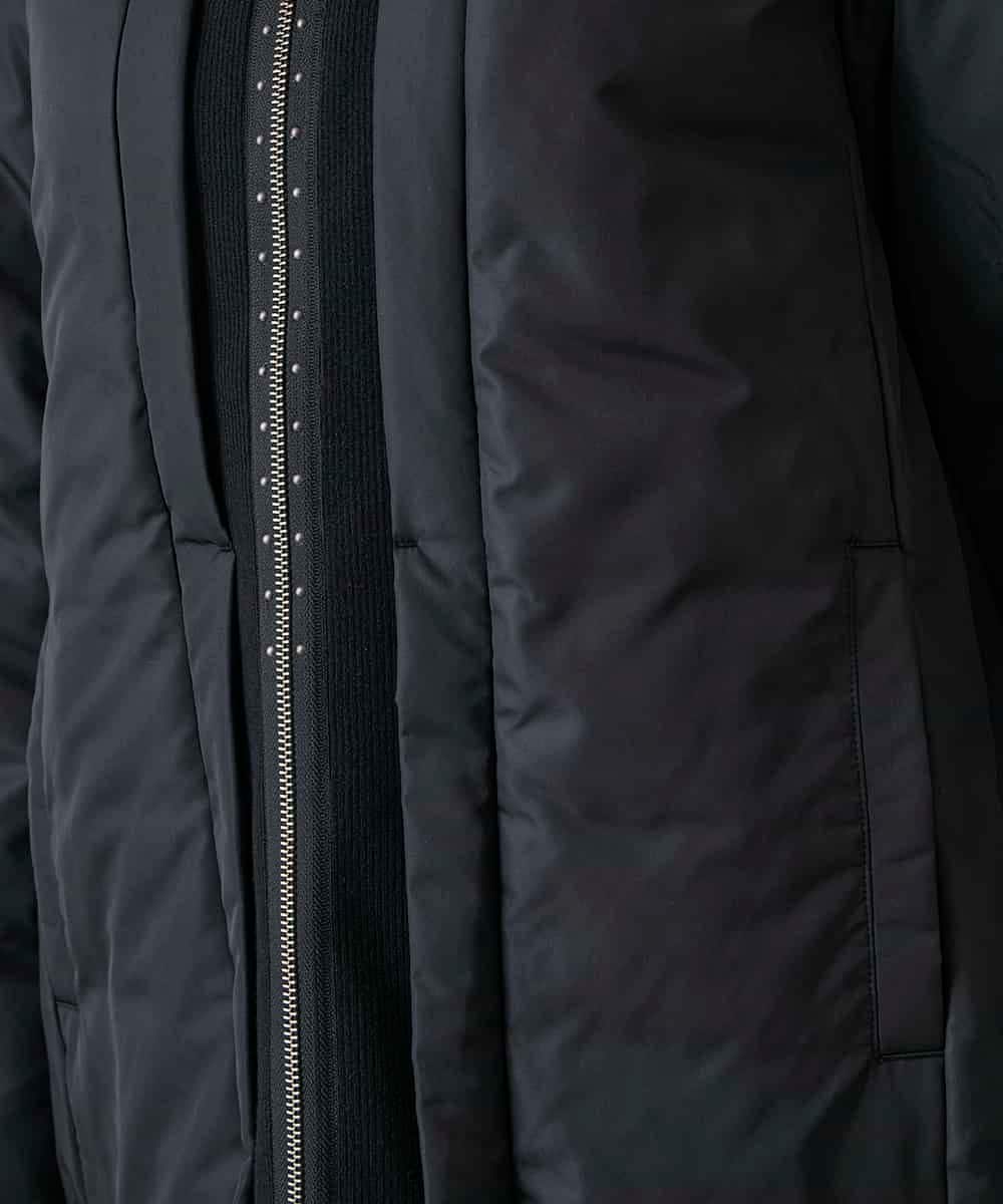 RSJAE02660 TRUNK HIROKO KOSHINO(ヒロココシノ) エコダウンリブジョイントジャケット/洗える ブラック