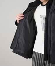 RSJAE02660 TRUNK HIROKO KOSHINO(ヒロココシノ) エコダウンリブジョイントジャケット/洗える ブラック